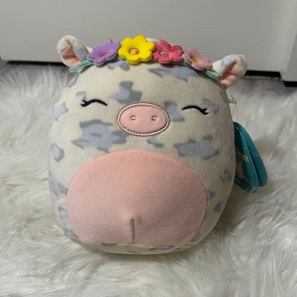 NEW RARE Rosie the Pig W flower headband SIZE 8inch - Picture 1 of 6